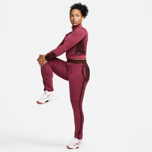 Nike Pants - Nike Women's Maroon/Purple ThermaFit ADV Track Joggers Size M